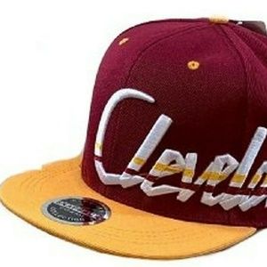 Cleveland Ball Cap Cavaliers Wine Gold Colors